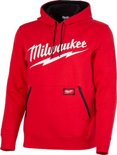 Milwaukee Midweight Pullover Hoodie- Red (XL Only) Main image