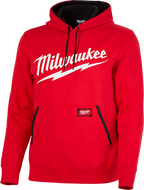 Milwaukee Midweight Pullover Hoodie- Red (XL Only)
