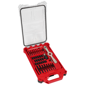 38PC SAE Tap & Die PACKOUT™ Set w/ Hex-LOK™ 2-in-1 Handle