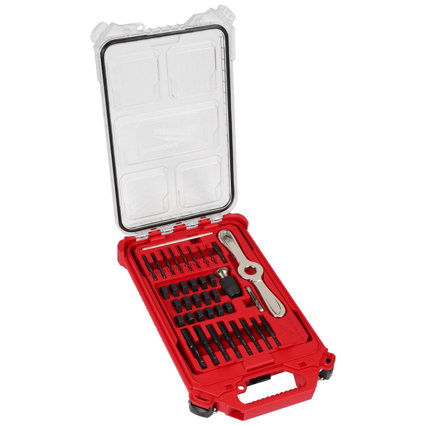 38PC SAE Tap & Die PACKOUT™ Set w/ Hex-LOK™ 2-in-1 Handle Main image