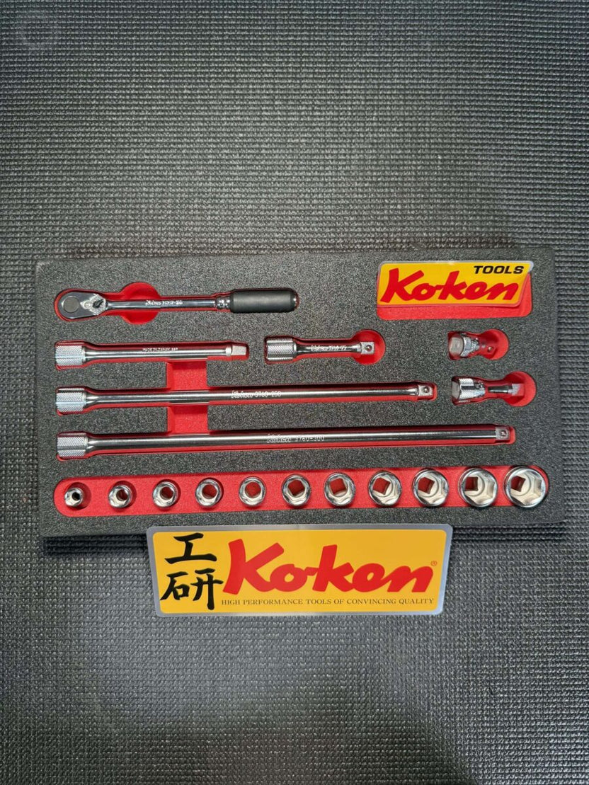 All New: Ko-Ken Z-Series 3/8 Starter Kit in foam tray Main image