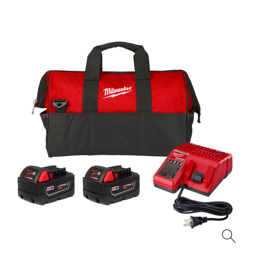 Milwaukee, M18 REDLITHIUM XC5.0 RESISTANT BATTERY STARTER KIT Main image