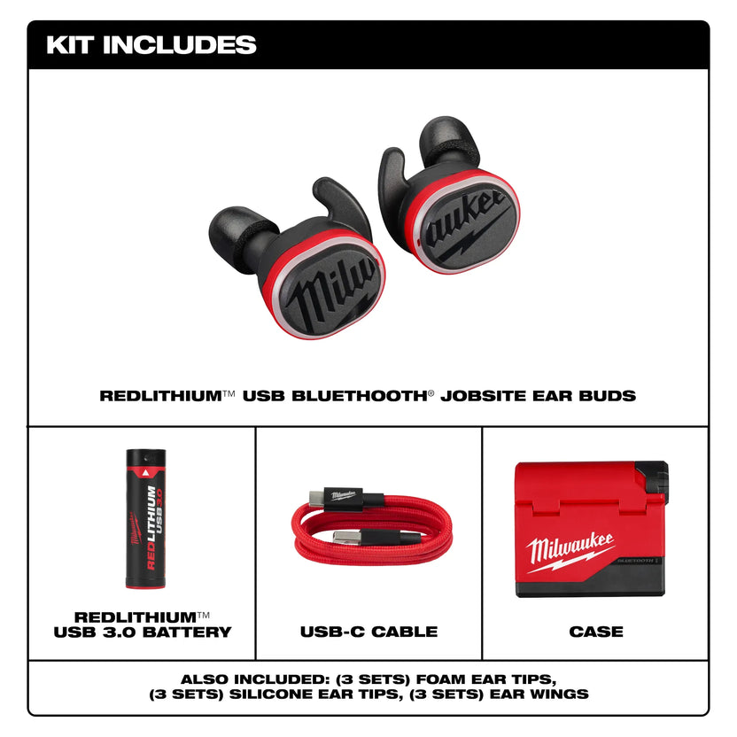 REDLITHIUM™ USB Bluetooth® Jobsite Ear Buds Secondary image