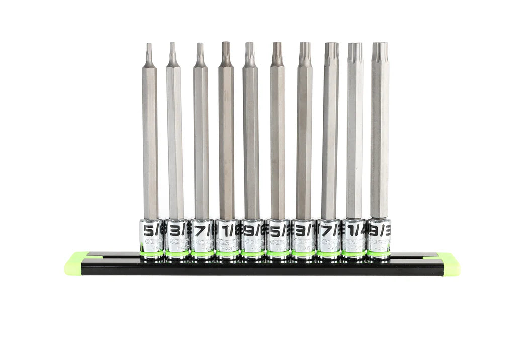 GripEdge 10-PC 1/4'' Drive Long SAE Hex Driver Set Main image