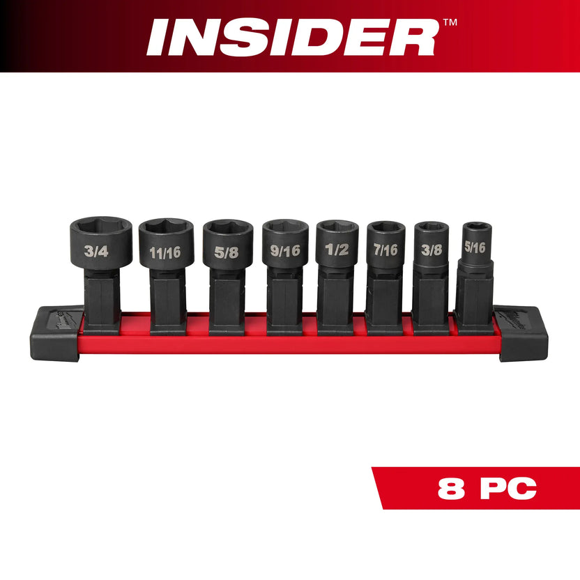 INSIDER™ Box Ratchet Socket SAE Set 8PC Main image