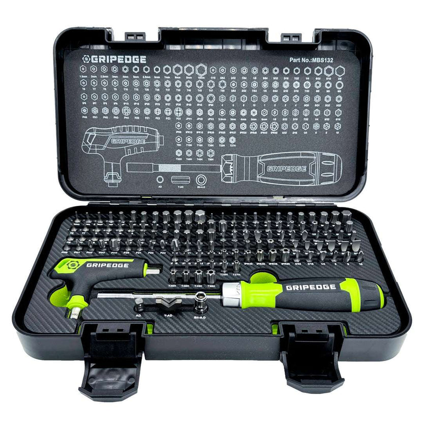 GripEdge RPT Multi-Bit Driver Set - 132 Pieces Main image