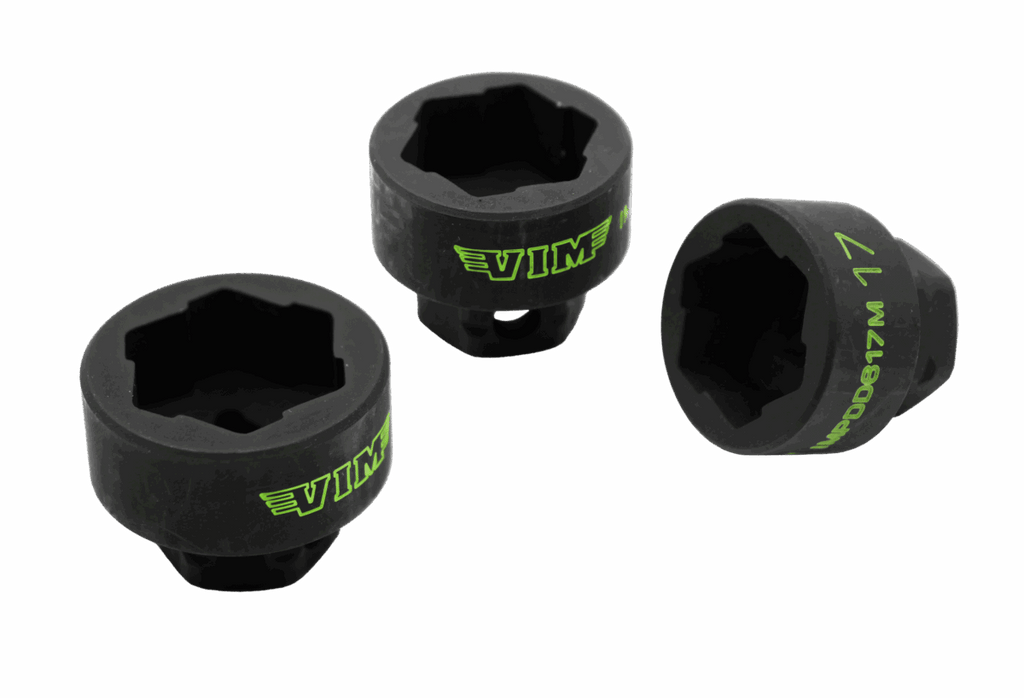 VIM Tools 10 PC. 3/8'' X 17MM DUAL DRIVE IMPACT HEXTRACTOR SOCKET SET