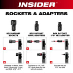 Milwaukee M12 Insider Pass-Thru Ratchet Bundle