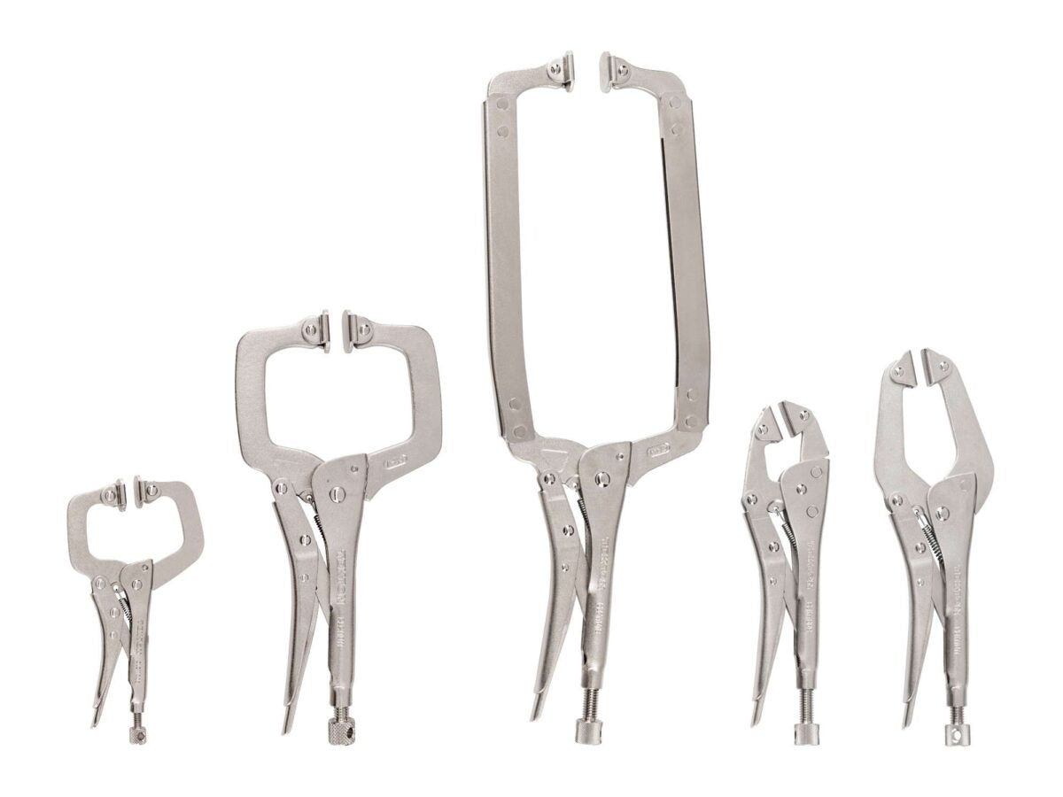 TEKTON Swivel Pad Locking Clamp Set (5-Piece) | CLK91102 Main image