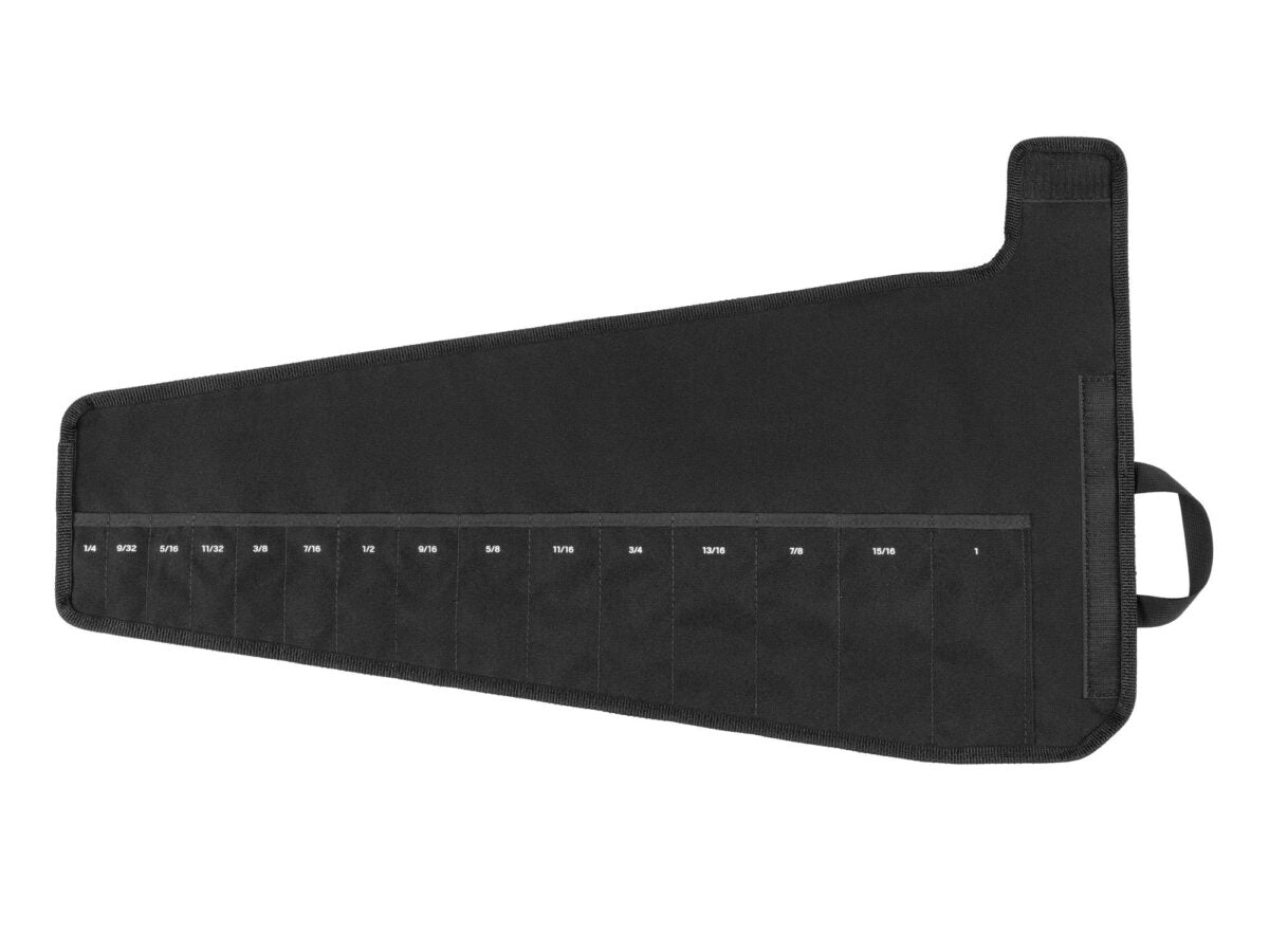 TEKTON 15-Tool 12-Point Ratcheting Combination Wrench Pouch (1/4-1 in.) | OTP21107
