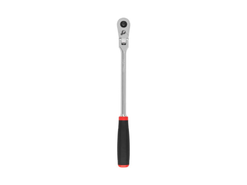 TEKTON 3/8 Inch Drive x 12 Inch Flex Head Quick-Release Comfort Grip Long Ratchet | SRH32112 Main image