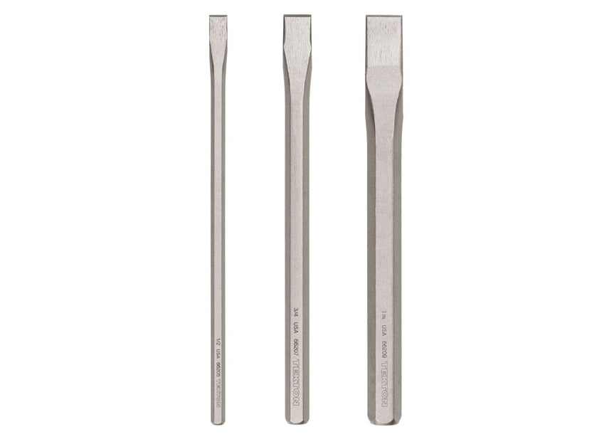 TEKTON Long Cold Chisel Set, 3-Piece (1/2, 3/4, 1 in.) | 66506 Main image