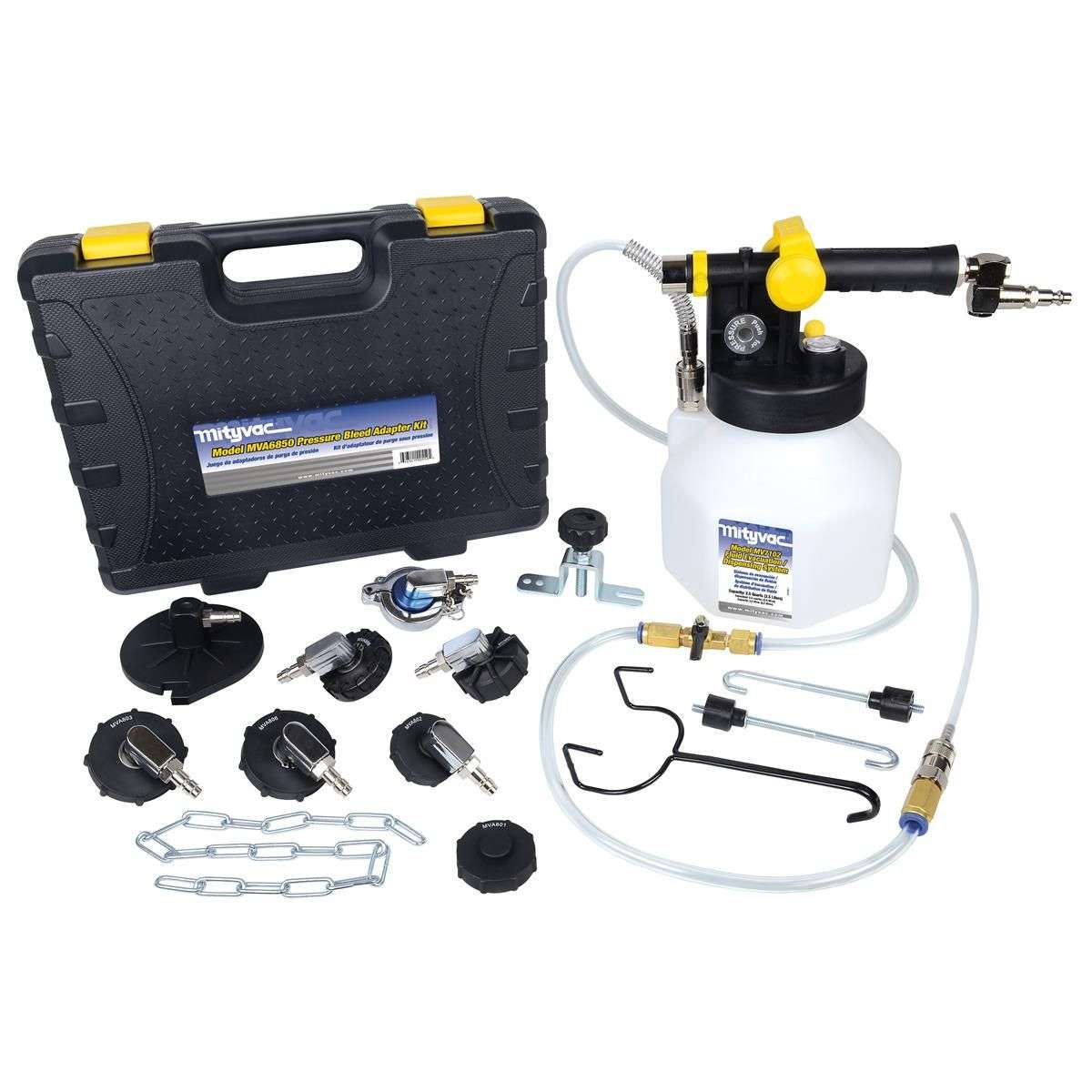 Mityvac Pressure Bleed Kit for Bleeding Hydraulic Brake and Clutches Main image