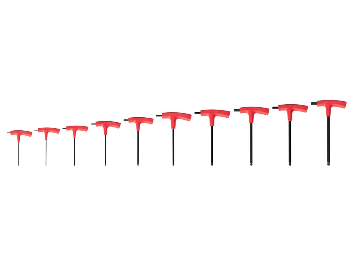 TEKTON Ball End Hex T-Handle Key Set, 10-Piece (2-10 mm) | KTX90201 Main image