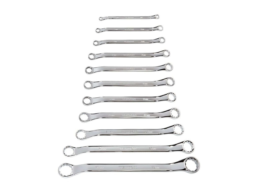 TEKTON 45-Degree Offset Box End Wrench Set, 11-Piece (6-32 mm) | WBE24011 Main image