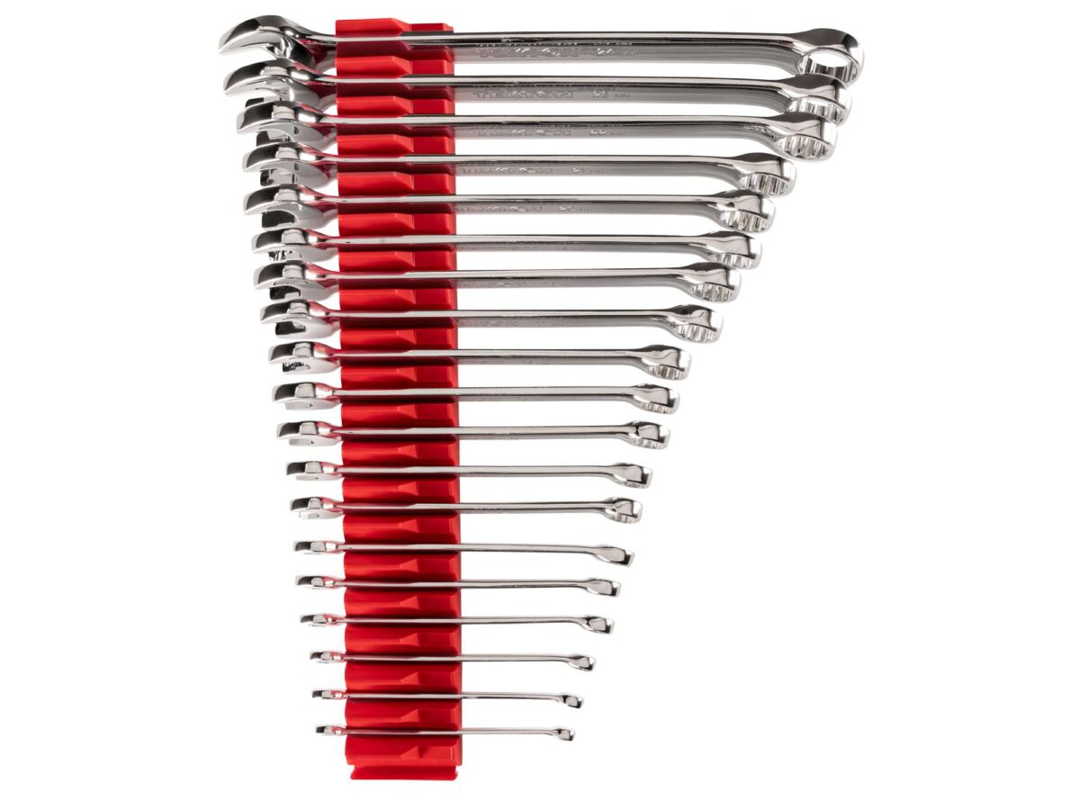 TEKTON Combination Wrench Set with Modular Organizers, 19-Piece (6-24 mm) | WCB95202 Main image