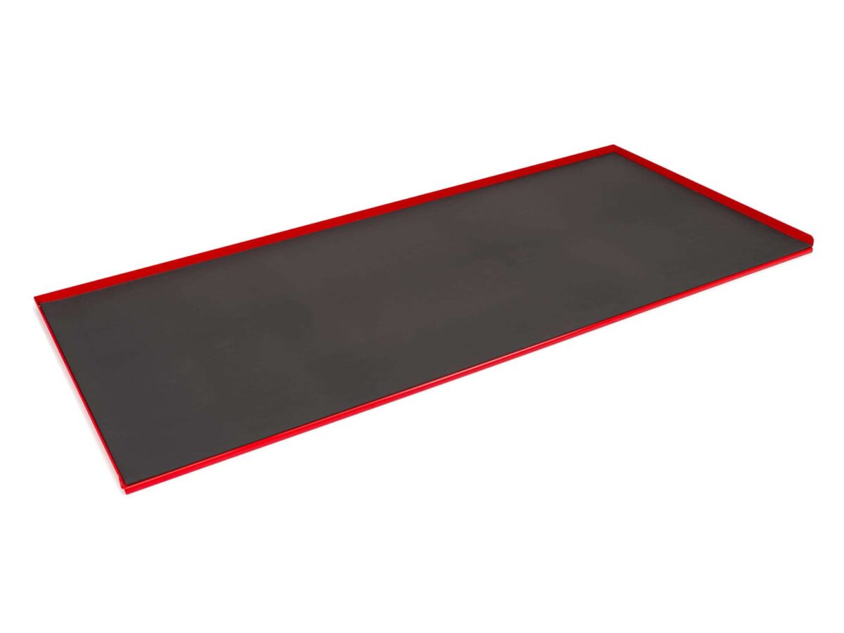 TEKTON Red Painted Steel Top with Rubber Mat (60 W x 27 D in.) | OCT63120 Main image