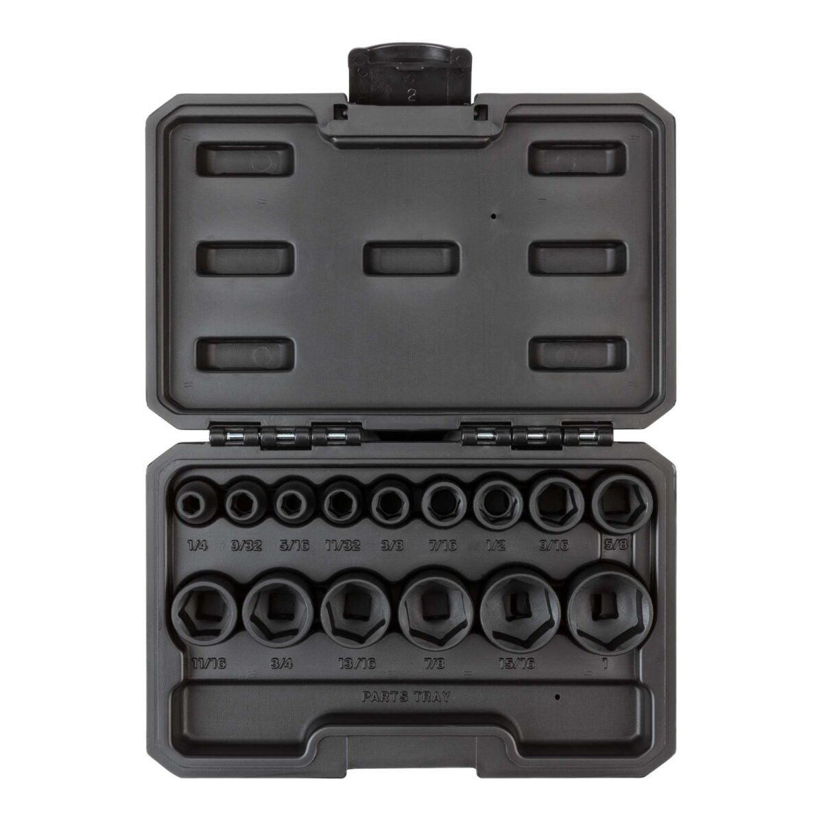 TEKTON 3/8 Inch Drive 6-Point Impact Socket Set with Case, 15-Piece (1/4-1 in.) | SID91300 Main image