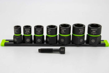 7-PC 3/8" Drive SAE RPT Socket Extractor Set