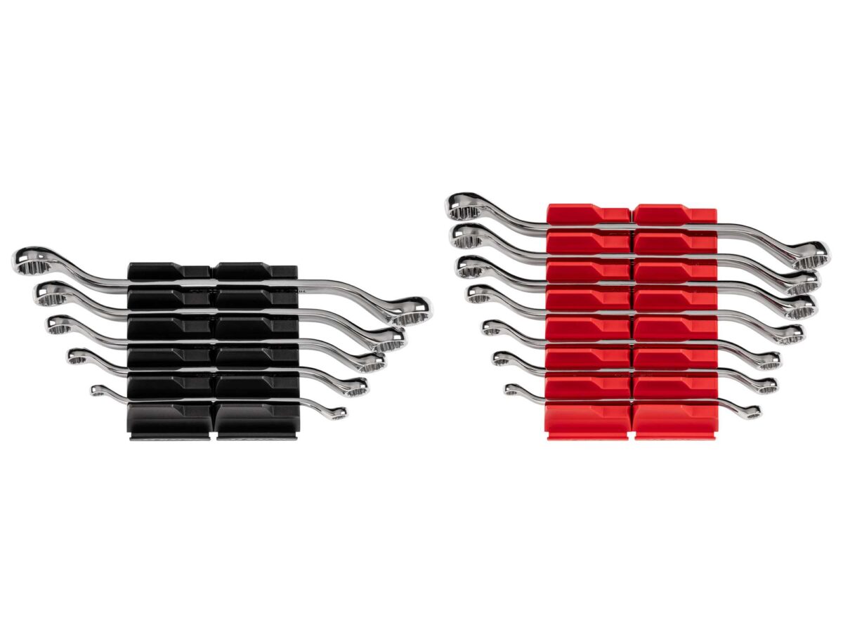 TEKTON 45-Degree Offset Box End Wrench Set with Modular Organizers, 12-Piece (1/4-13/16 in., 6-19 mm) | WBE95301 Main image