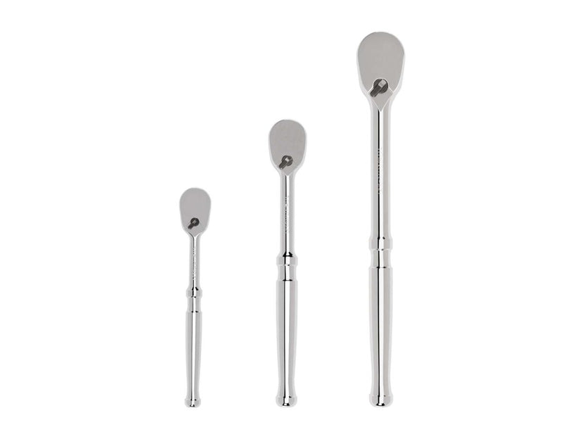 TEKTON 1/4, 3/8, 1/2 Inch Drive Ratchet Set (3-Piece) | SRH91001 Main image