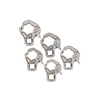 VIM Tools 5 Piece 3/8 Inch Drive Ratcheting Flare Nut Set (15, 16, 17, 18, 19 mm)