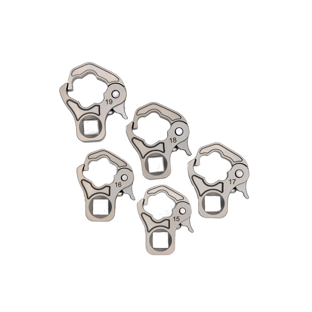 VIM Tools 5 Piece 3/8 Inch Drive Ratcheting Flare Nut Set (15, 16, 17, 18, 19 mm)
