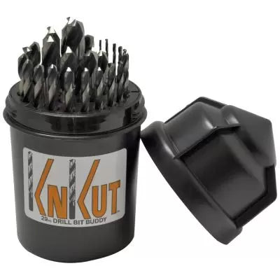KnKut 29 Piece Drill Buddy Jobber Length Drill Bit Set 1/16"-1/2" by 64ths Main image