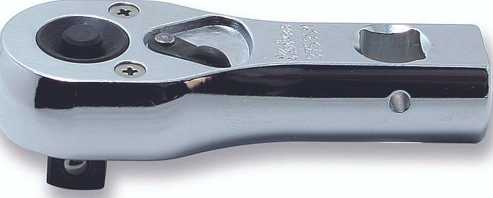 3/8 Sq. Dr. Ratchet Handle 24 teeth Short Length 81mm Push Button