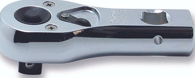 3/8 Sq. Dr. Ratchet Handle 24 teeth Short Length 81mm Push Button Main image