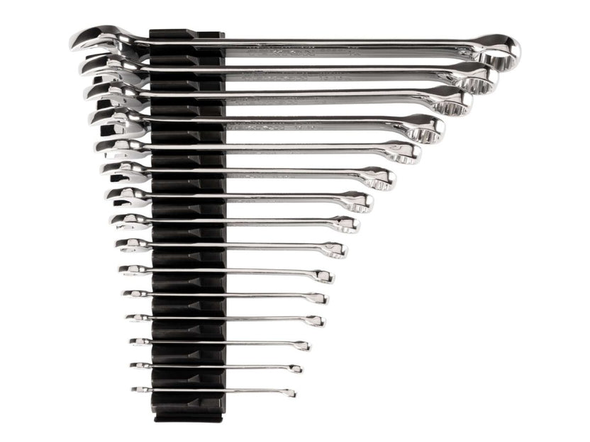 TEKTON Combination Wrench Set with Modular Organizers, 15-Piece (1/4-1 in.) | WCB95102 Main image