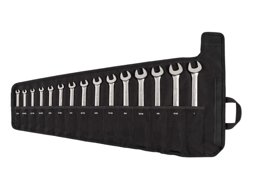 TEKTON Reversible 12-Point Ratcheting Combination Wrench Set with Pouch, 15-Piece (1/4-1 in.) | WRC94401 Main image