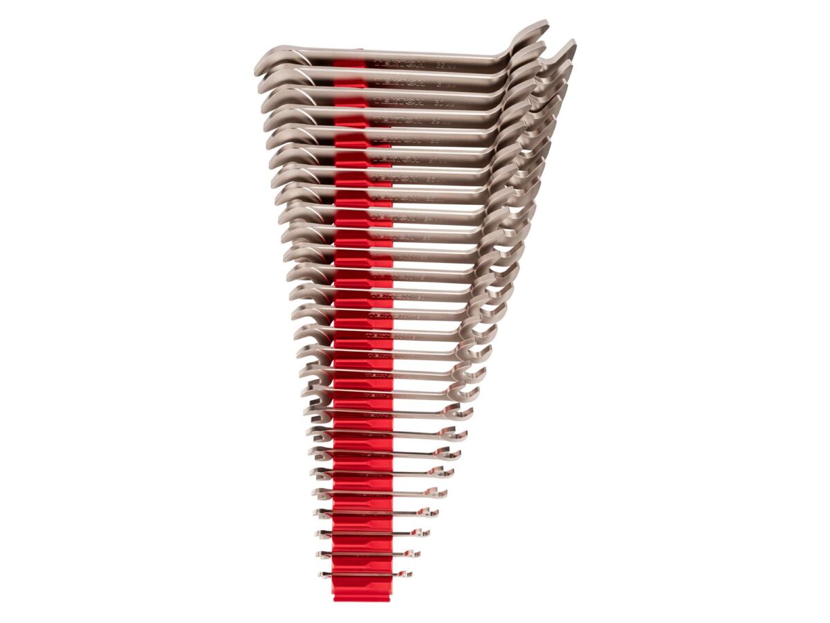 TEKTON Angle Head Open End Wrench Set with Modular Organizers, 27-Piece (6-32 mm) | WAE92503 Main image
