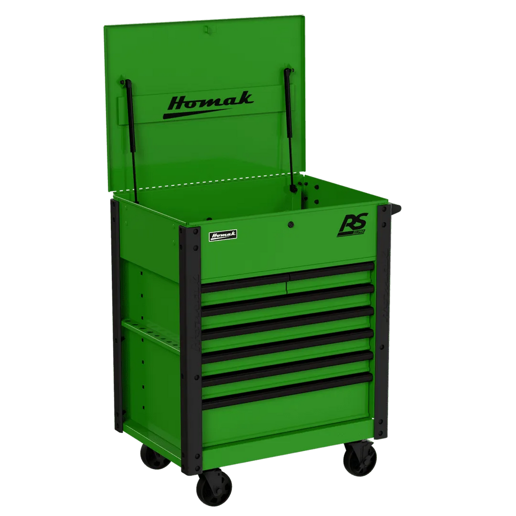 Homak Manufacturing 35 in. Pro Series 7-Drawer Service Cart