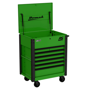 Homak Manufacturing 35 in. Pro Series 7-Drawer Service Cart