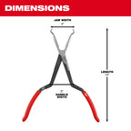 Milwaukee 3PC Long Reach Hose Grip Pliers Set