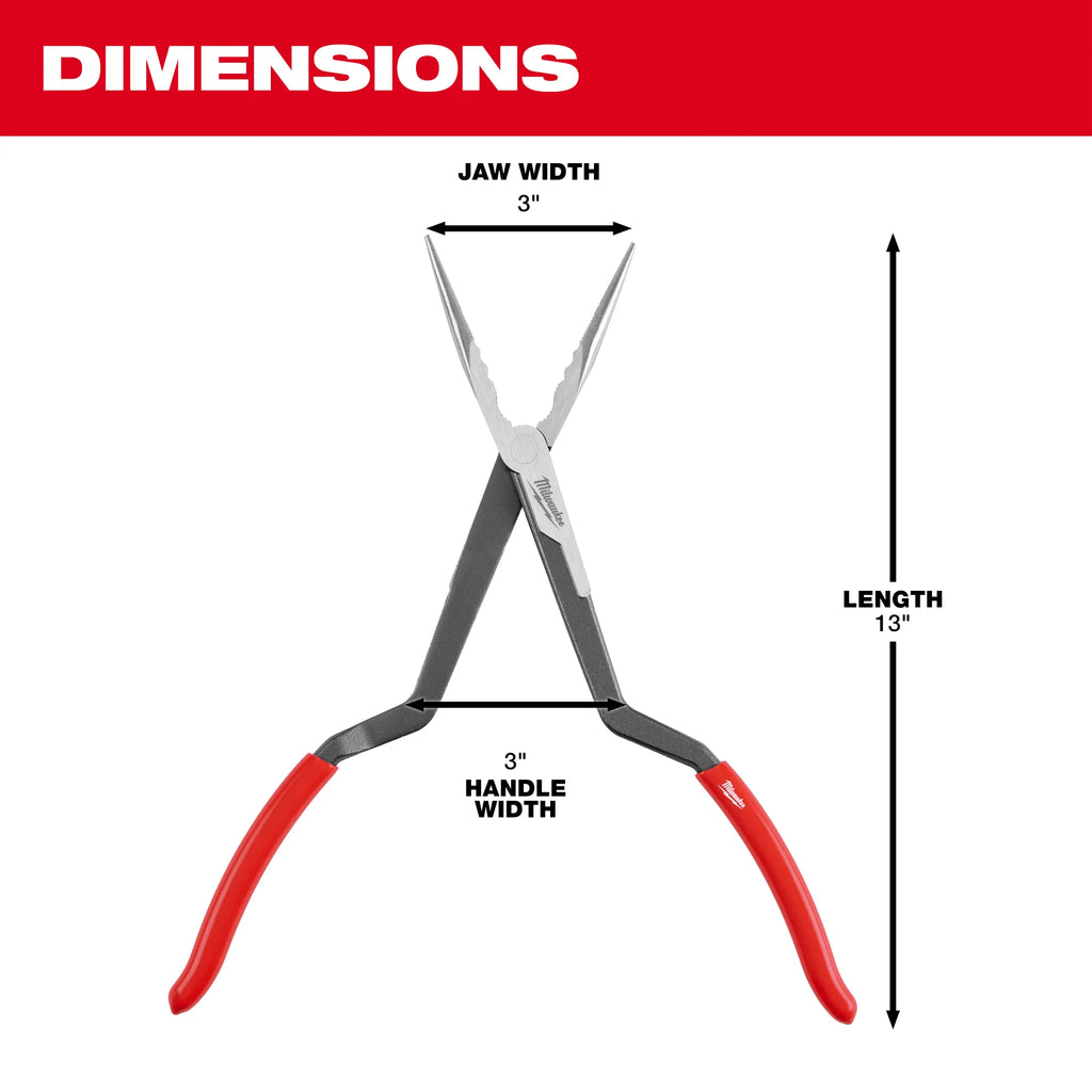 Milwaukee 2PC Long Reach Pliers Set