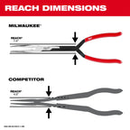 Milwaukee 2PC Long Reach Pliers Set
