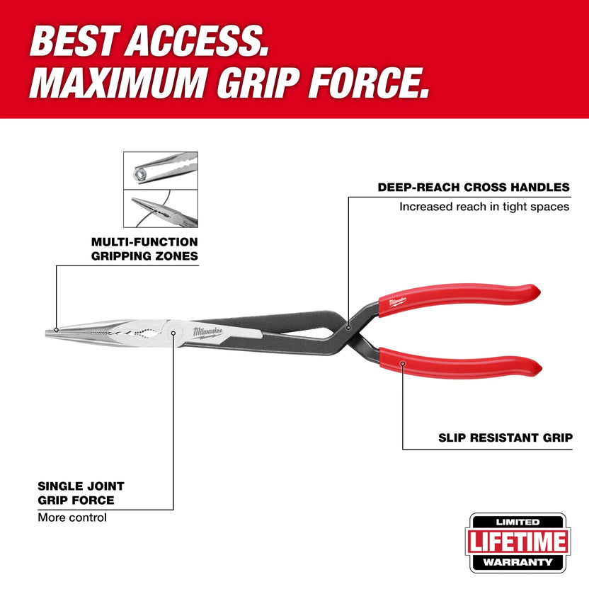 Milwaukee 2PC Long Reach Pliers Set Secondary image
