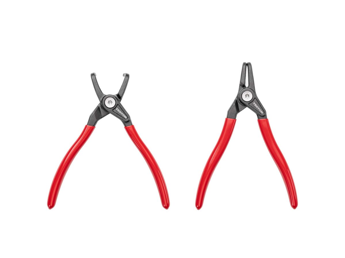 TEKTON 7 Inch 90-Degree Internal and External Retaining Ring Pliers Set, 2-Piece (0.070 in. Tips) | PRR90004
