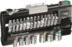 TOOL-CHECK AUTOMOTIVE 1 BITS ASSORTMENT WITH RATCHET + SOCKETS