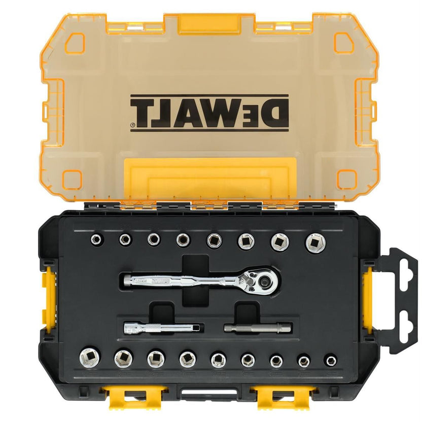 DEWALT TOUGHSERIES TOUGH BOX 1/4 in. Drive Mechanics Tool Set - 20 Piece Main image