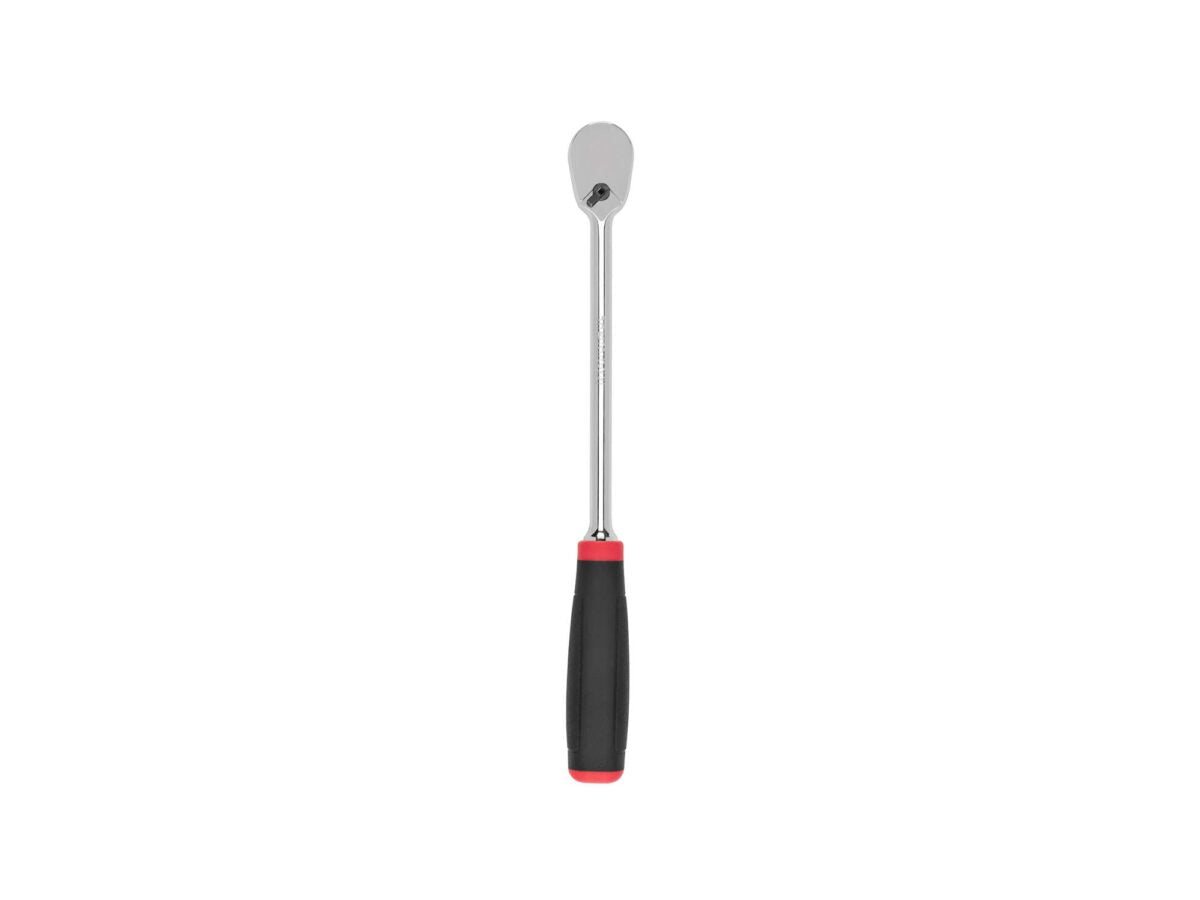 TEKTON 1/4 Inch Drive x 9 Inch Comfort Grip Long Ratchet | SRH02009