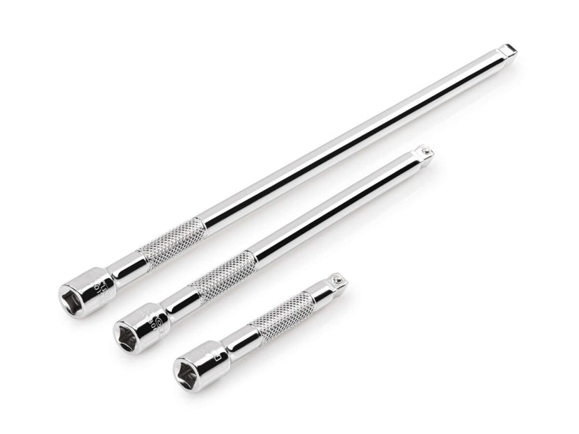 TEKTON 1/4 Inch Drive Wobble Extension Set, 3-Piece (3, 6, 9 in.) | SHA90011 Main image