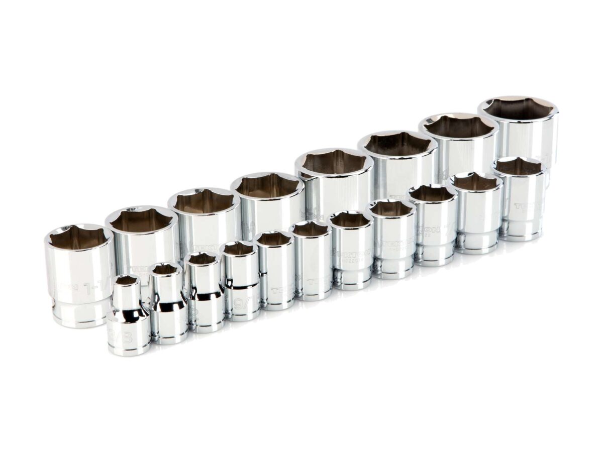 TEKTON 1/2 Inch Drive 6-Point Socket Set, 19-Piece (3/8 - 1-1/2 in.) | SHD92009