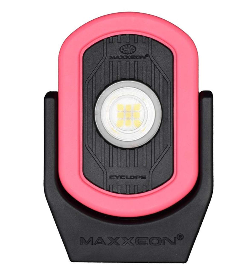 Maxxeon WorkStar CYCLOPS Rechargeable Work Light - Pink Main image
