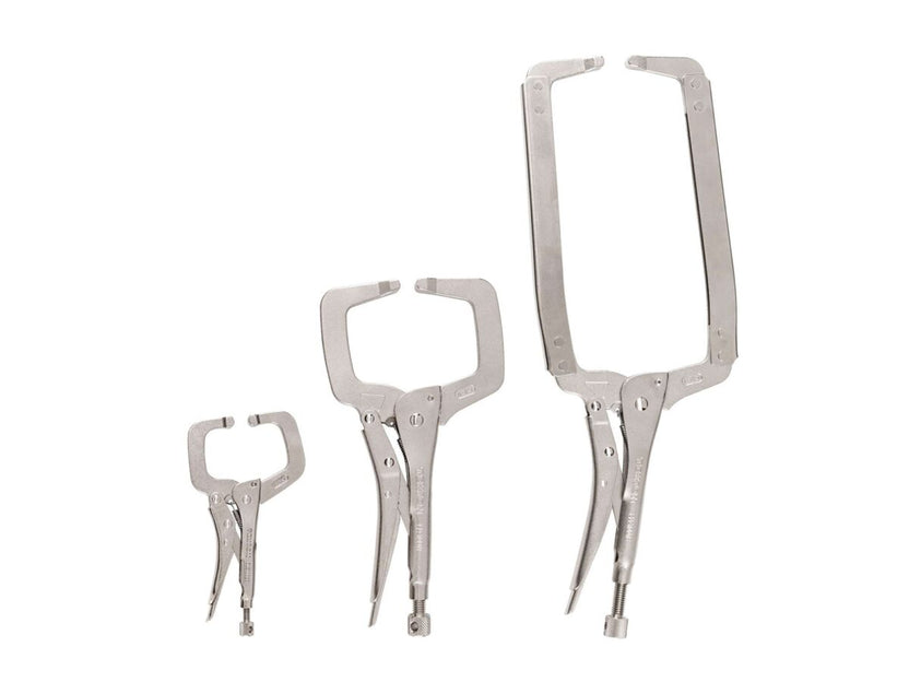 TEKTON Locking C-Clamp Set (3-Piece) | CLC91002 Main image