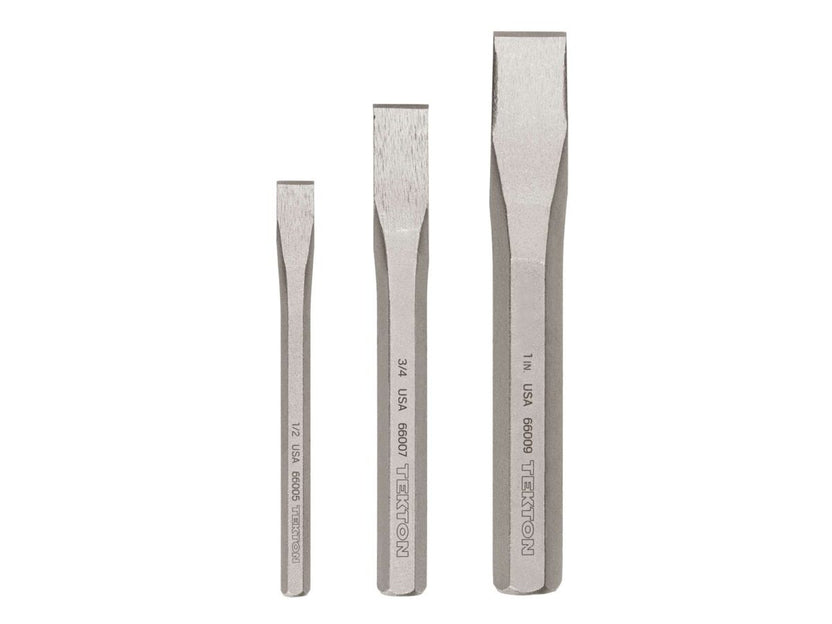 TEKTON Cold Chisel Set, 3-Piece (1/2, 3/4, 1 in.) | PNC91003 Main image