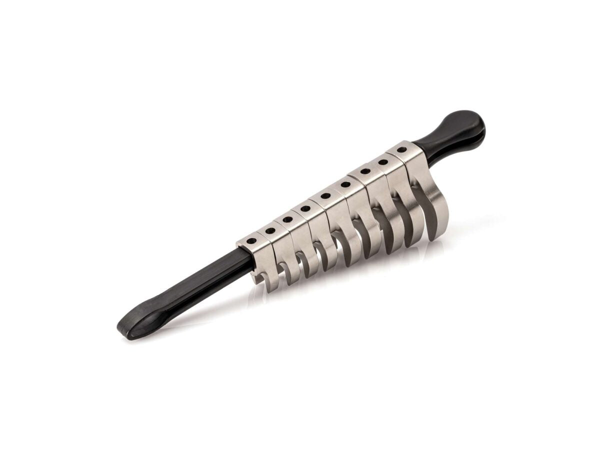 TEKTON 3/8 Inch Drive Crowfoot Wrench Set with Key, 9-Piece (5/16-3/4 in.) | WCF94101
