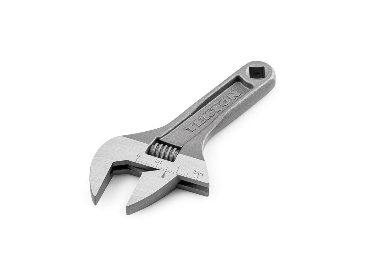 TEKTON 6 Inch Adjustable Wrench (1-1/2 in. Jaw Capacity) | WSA04122 Main image